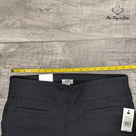 crown & ivy Petite Tech Stretch Pants Size 14P - Picture 3 of 6